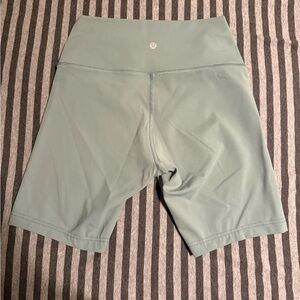 lululemon athletica High-Rise Bike Shorts in Sage